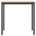 vidaXL Barový stôl 110 x 55 x 105 cm Masívne borovicové drevo Prírodná
