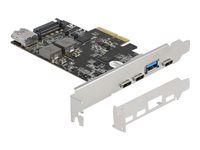 PCI Express x4 karta na 3 x USB Type-C+