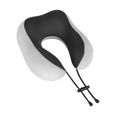 Penový cestovný vankúš MEMORY, REBEL ACTIVE RBA-5003-GR
