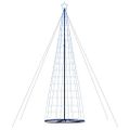 vidaXL LED vianočný stromček 1534 LED modré 500 cm
