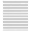 vidaXL Zebra roleta svetlosivá 120x100cm šírka látky 115,9cm polyester