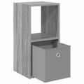 vidaXL Nočný stolík Sivý Sonoma 30,5 x 27 x 59,5 cm Kompozitné drevo