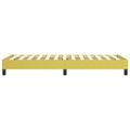vidaXL Posteľný rám s boxspringom zelený 90x190 cm látka