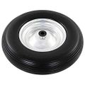 vidaXL Koleso na fúrik s nápravou tvrdé PU 4.00-8 390 mm