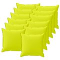 vidaXL Poťah na podložku 12 ks HOUTEN Žiarivá zelená 40 x 40 cm