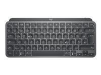 Klávesnica - podsvietená - bezdrôtová - Bluetooth - QWERTY - US medzinárodná - grafit