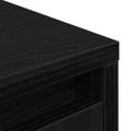 vidaXL Highboard Black Oak 29,5x34x119,5 cm Engineered Wood