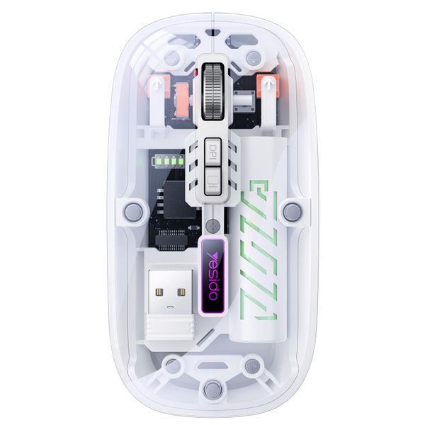 YESIDO BEZDRÔTOVÁ MYŠ KB29 400mAh 2,4GHz BIELA