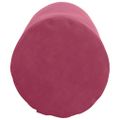 vidaXL Podložkové vankúše 2 pcs Víno červené Ø 25 x 70 cm