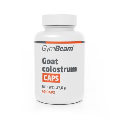 Kozie kolostrum s 20% imunoglobulínov (IgG) - GymBeam, 60 kaps., kapsulovaný, Viaczložkové