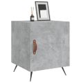 vidaXL Nočné stolíky 2 ks betónovo sivé 40x40x50 cm kompozitné drevo