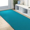 vidaXL Rohož Cyan a Čierna 120 x 250 cm 100% polyamid