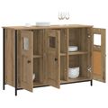 vidaXL Servírovacia skriňa Dub artisan 100 x 35 x 70 cm