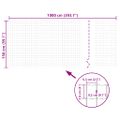 vidaXL Euro plot, oceľ 10x1,5 m, zelený