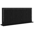 vidaXL Toaletné zrkadlo Čierny dub 100 x 45 x 18 cm Obdĺžnikový