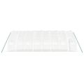 vidaXL Fóliovník s oceľovým rámom biely 48 m² 8x6x2,85 m