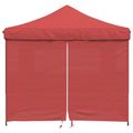 vidaXL Párty stan 292 x 292 x 315 cm Vínovo červená Oxfordská látka