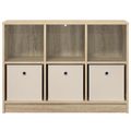 vidaXL Servírovacia skriňa Sonoma dub 88,5 x 27,5 x 63,5 cm