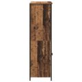 vidaXL Highboard Staré drevo 62 x 36 x 121,5 cm Kompozitné drevo
