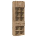 vidaXL Úložný kabinet so policami Dub artisan 70 x 42,5 x 225 cm