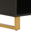 vidaXL Bočná skrinka hnedo-čierna 80x33,5x75 cm masívne mango