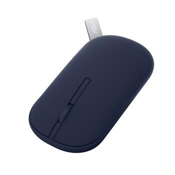 Asus MD100 bezdrôtová myš - 2,4GHz dongle/bluetooth/ 1600dpi/modrá