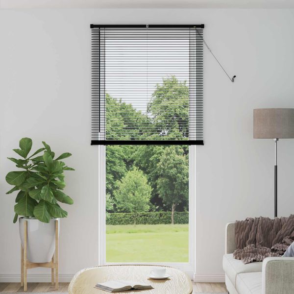 vidaXL Žalúzia Čierny 213 x 80 cm 25 mm PVC