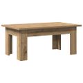 vidaXL Konferenčný stolík Artisan Dub 100x60x42 cm Konštrukčné drevo