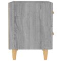 vidaXL Nočné stolíky 2 ks sivý dub sonoma 40x35x47,5 cm