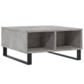 vidaXL Konferenčný stolík betónovo sivý 60x60x30 cm kompozitné drevo