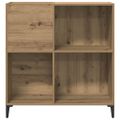 vidaXL Skrinka na platne dub artisan 84,5x38x89 cm kompozitné drevo
