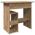 vidaXL Stôl dub artisan 80x45x74 cm kompozitné drevo