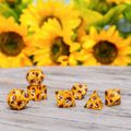 Sada kociek: Full Art Dice Set - Sunflower
