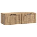 vidaXL Nástenná TV skrinka 98 x 41 x 30 cm Dub artisan