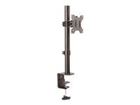 Small Footprint Design (ARMPIVOTV2) - Montážna sada (svorka na montáž na stôl, pole clamp, žrď, doštička s priechodkou, podložky, klipsa na správu káblov) - pre obrazovku - plast, oceľ - čierna - veľkosť obrazovky: 13"-32" - svorka v tvare C, priechodka, upevniteľné na stôl