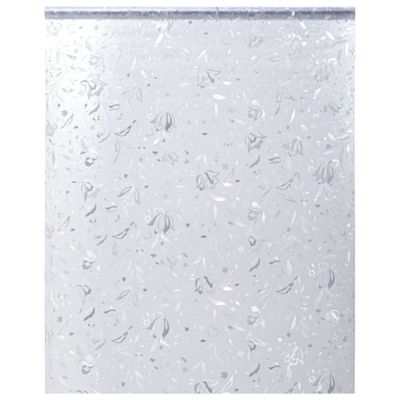 vidaXL Okenná fólia matná vzor kvetu 45x500 cm PVC