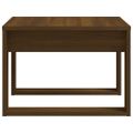 vidaXL Príručný stolík hnedý dub 50x50x35 cm spracované drevo