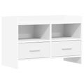 vidaXL TV skrinka 71,5 x 33 x 47 cm Biela Kompozitné drevo