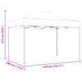 vidaXL Párty stan 280 x 410 x 315 cm Antracitová Oxfordská látka