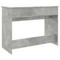 vidaXL Toaletný stolík so zrkadlom betónovosivý 100x45x76 cm