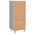 vidaXL Komoda sivý dub sonoma 34,5x34x90 cm spracované drevo