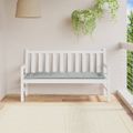 vidaXL Podložka na záhradnú lavičku bledosivá melanž 150x50x7cm látka