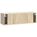 vidaXL Nástenná TV skrinka Dub sonoma 98 x 31 x 30 cm Kompozitné drevo