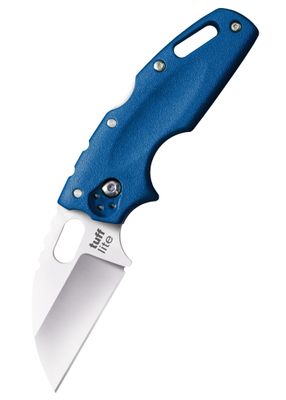 Cold Steel 20LTB Tuff Lite Plain Blue vreckový nôž 6,4 cm, modrá, Griv-Ex termoplast
