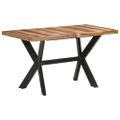 vidaXL Jedálenský stôl 140x70x75 cm, drevený masív s medovým náterom