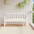 vidaXL Podložka na záhradnú lavičku krémová 150x50x7cm oxfordská látka