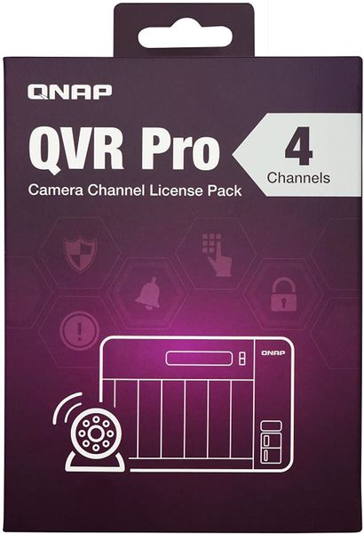 QNAP LIC-SW-QVRPRO-4CH-EI - QVR Pro licencie pre 4 ďalšie kamery