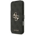 Guess Book 4G Metal Logo puzdro pre iPhone 17 Pro Max čierna