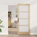 vidaXL Posuvné dvere ORKDAL 86 x 211 cm Prírodná