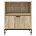 vidaXL Nočný stolík dub sonoma 49 x 36 x 61 cm Kompozitné drevo